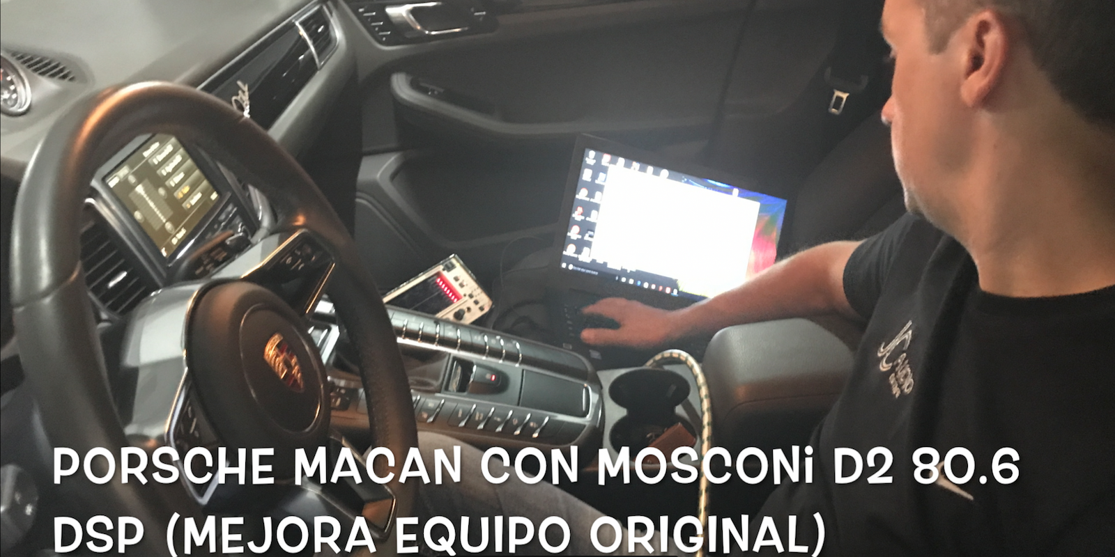 Porsche Macan con Mosconi D2 80.6 DSP (Mejora de Equipo original)