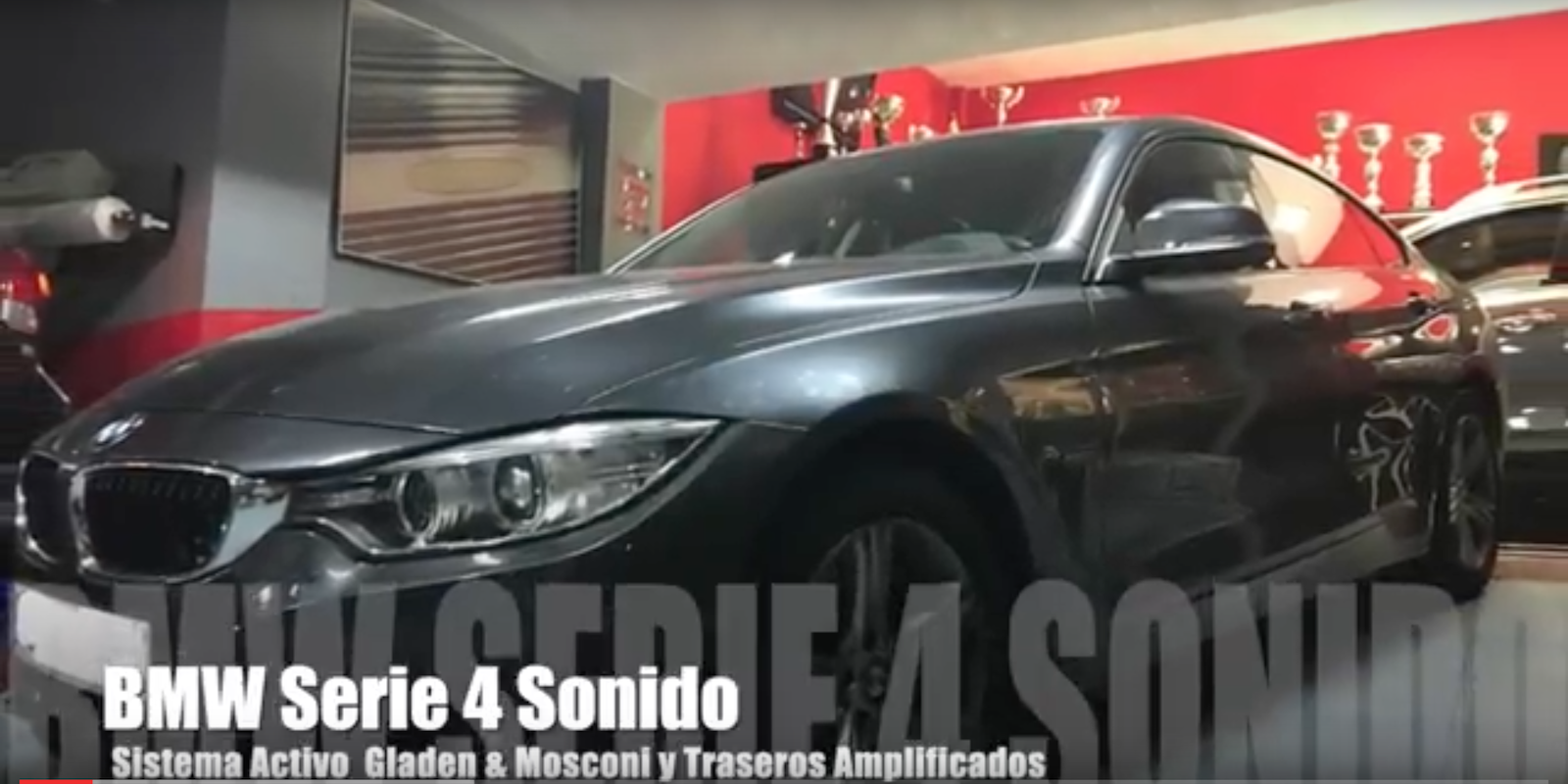 BMW Serie 4 Sonido; Sistema Activo Gladen & Mosconi y Traseros Amplificados