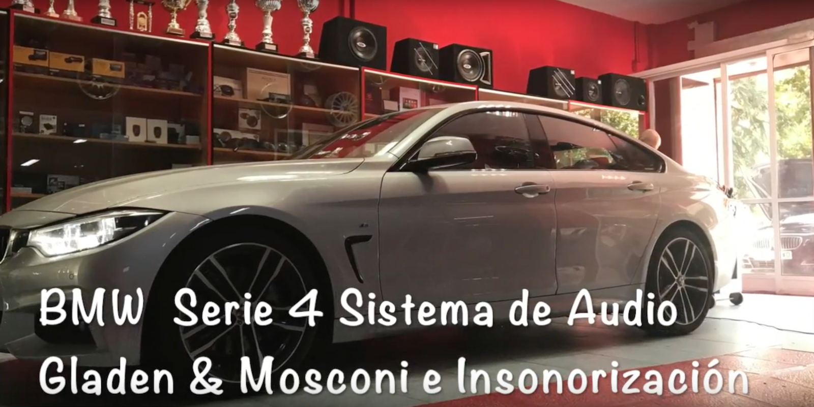 BMW Serie 4 Sistema de Audio Gladen & Mosconi e Insonorización