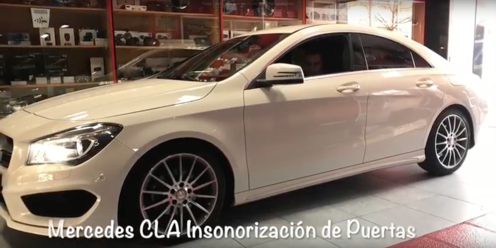 Mercedes CLA Insonorización de Puertas
