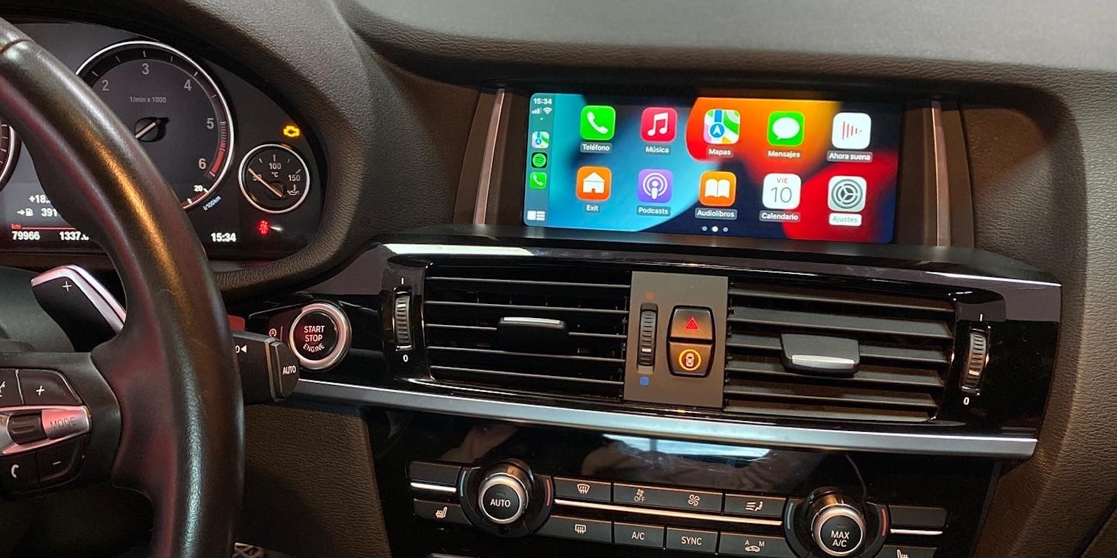 BMW X6 CarPlay-Android Auto