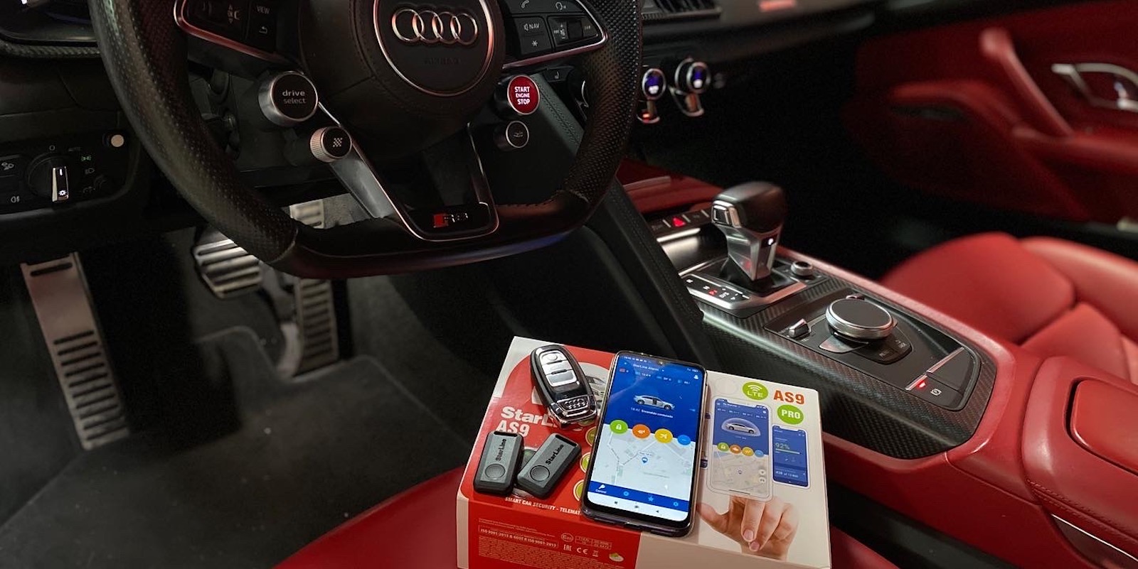 Audi R8 Sistema de Seguridad StarLine AS9
