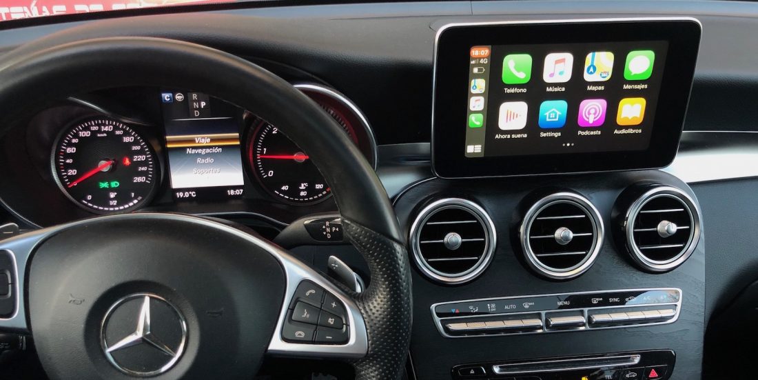 Mercedes GLC Interface CarPlay y Android Auto