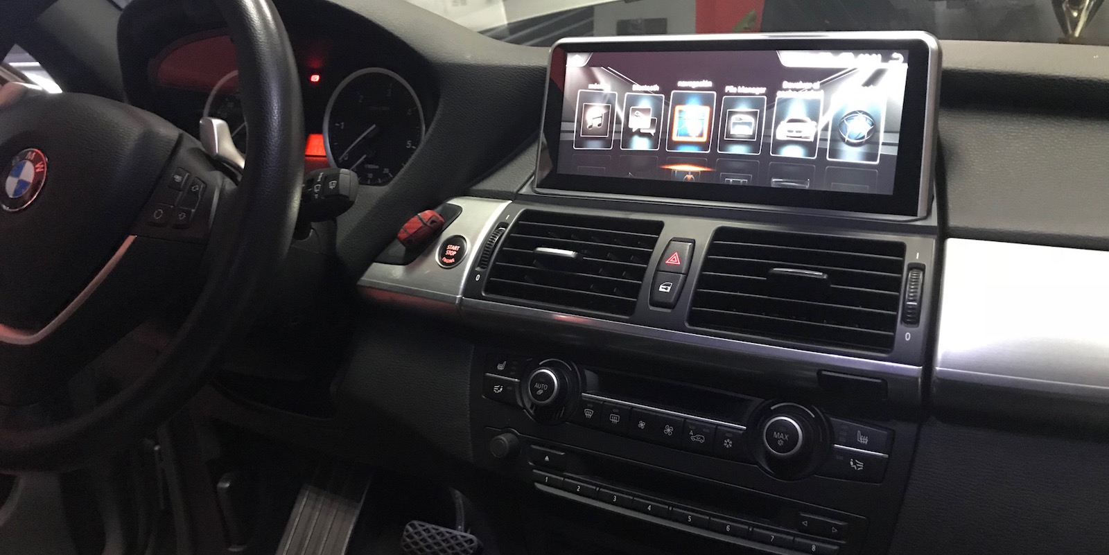 BMW X6 Sistema de Navegación y Multimedia (OEM)