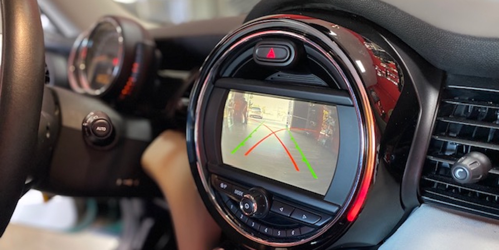 Mini Cooper: Cámara Trasera