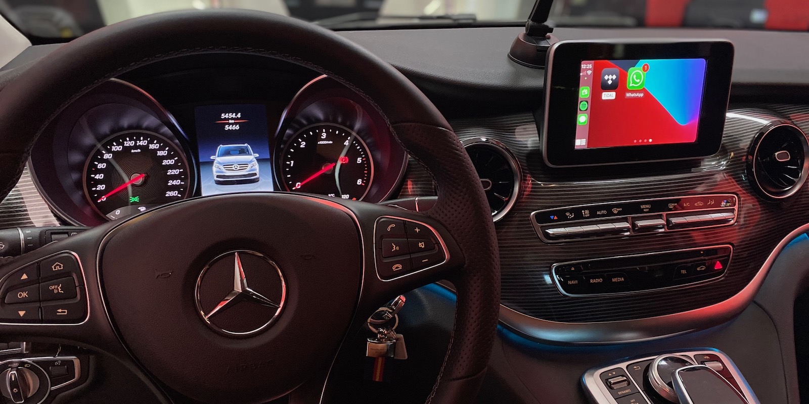 Mercedes Clase V CarPlay