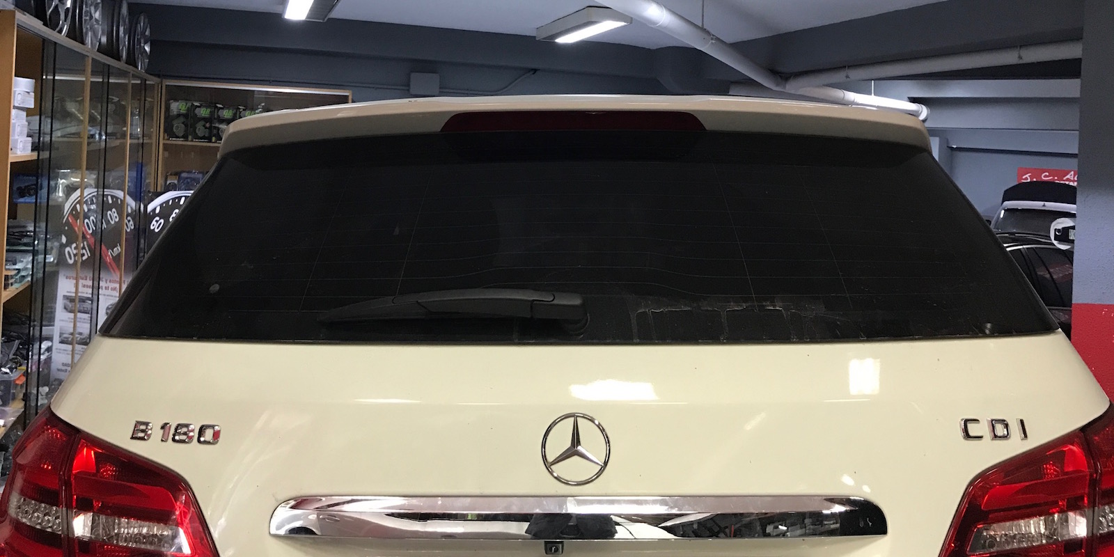 Cámara trasera en Mercedes Clase B