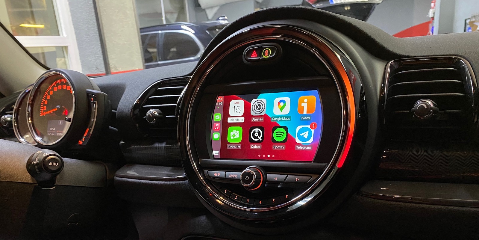 Mini Clubman CarPlay y Android Auto