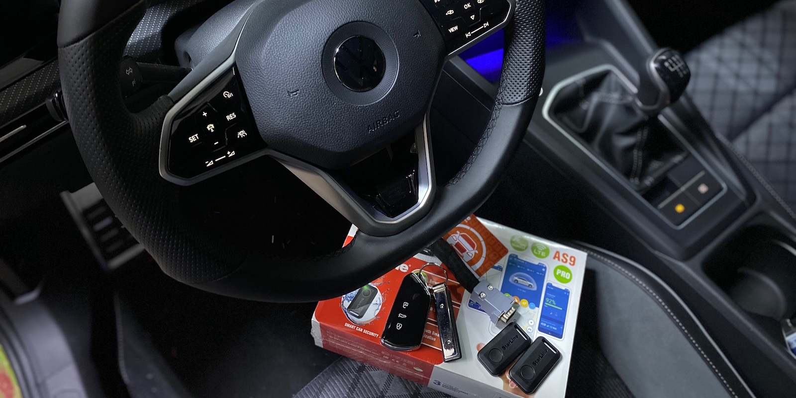 VW Golf 8: Sistema de Seguridad StarLine AS9