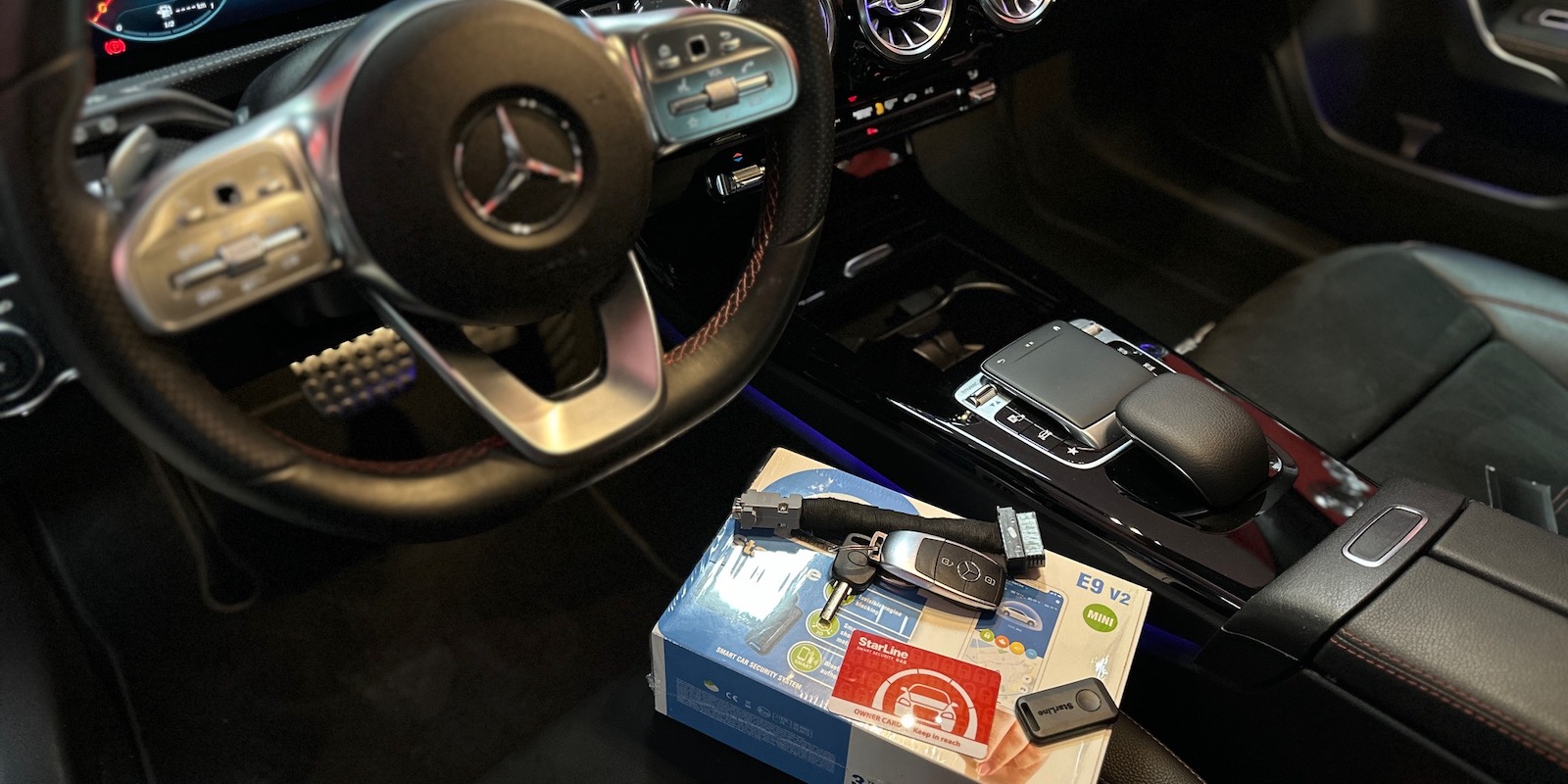 Mercedes Clase A: Sistema de Seguridad  StarLine E9 Mini