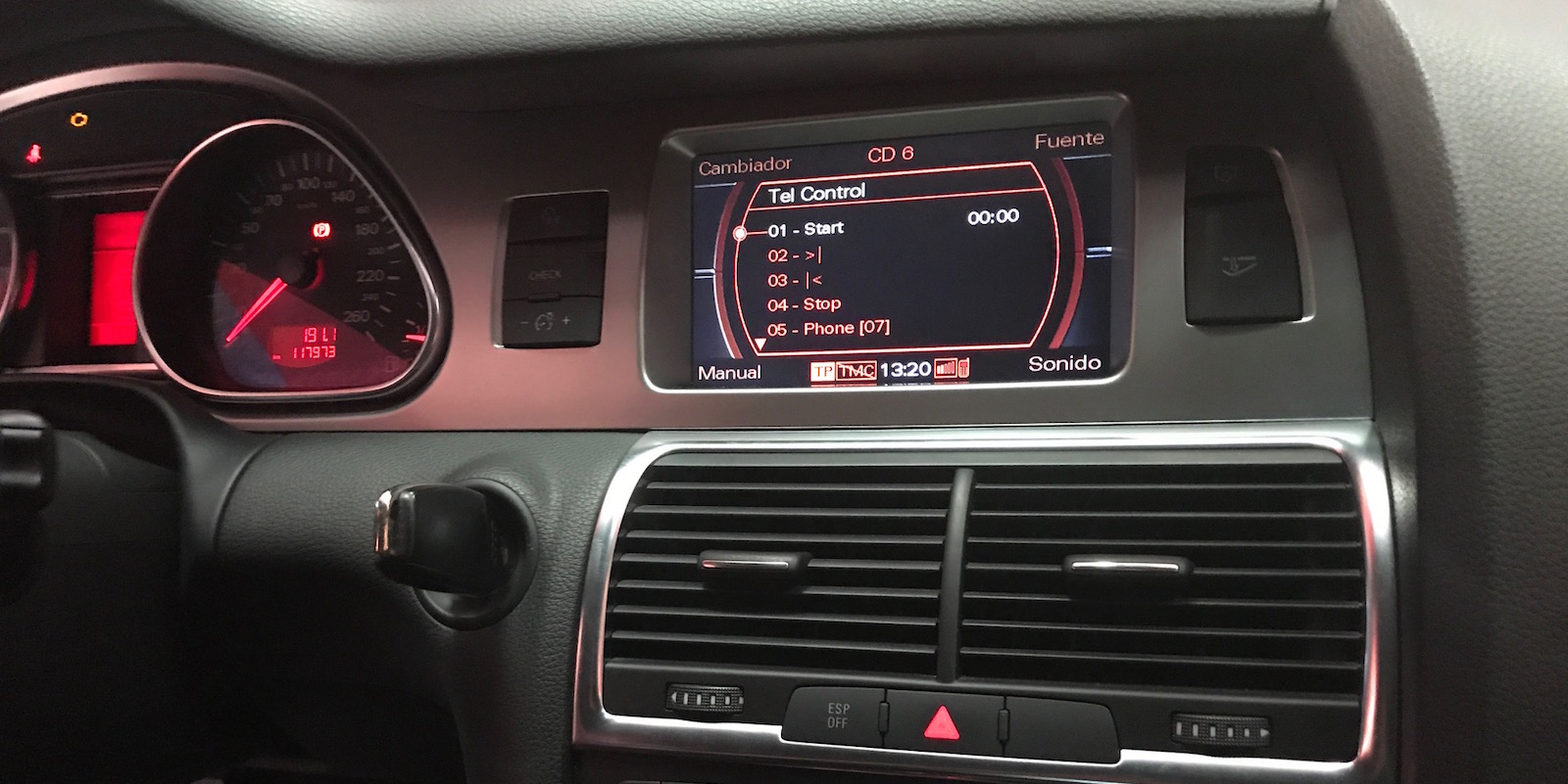 Audi Q7 Sistema de Telefonia Bluetooth Integrado y A2DP para música