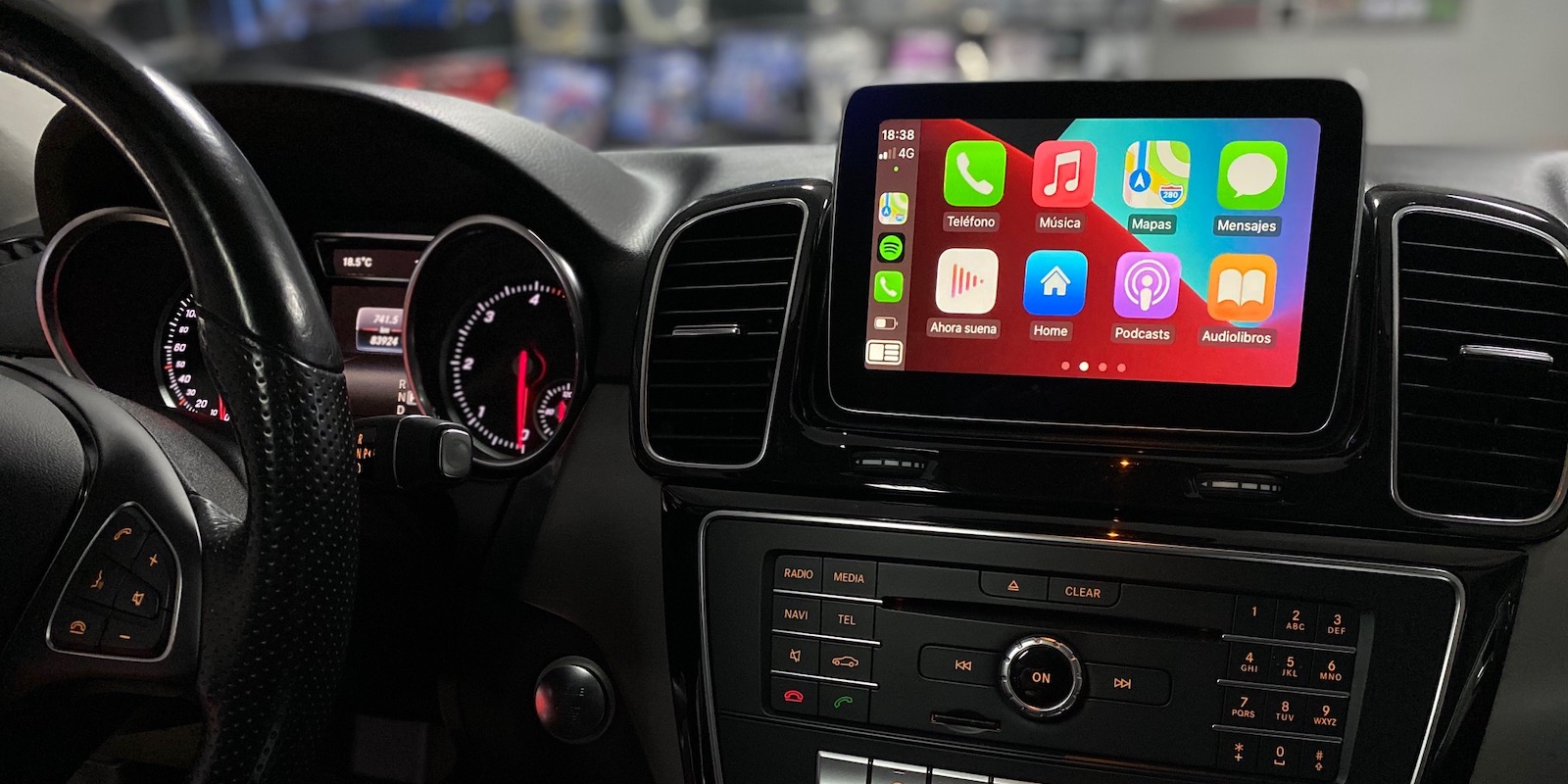 Mercedes GLE CarPlay y Android Auto