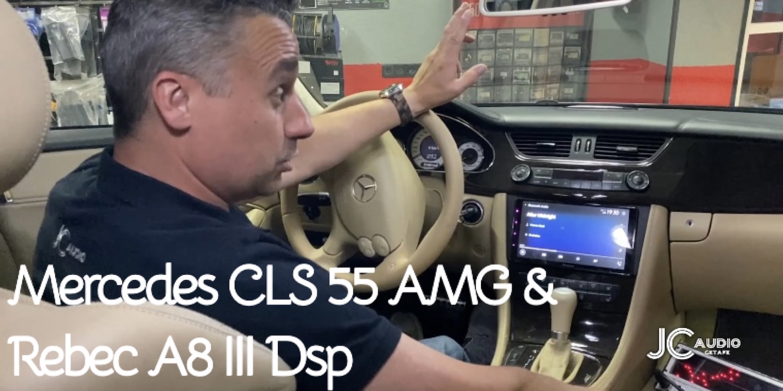 Mercedes CLS 55 AMG & Rebec A8 III DSP